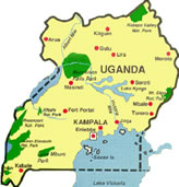Map of Uganda